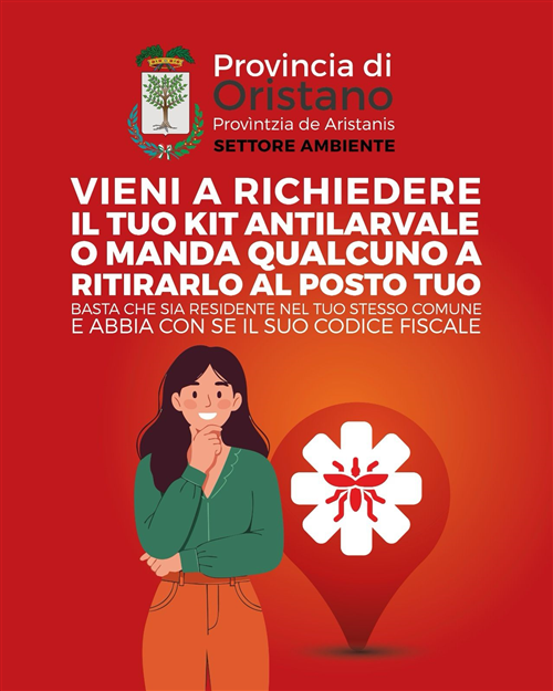 Prevenzione zanzare: nuova apertura straordinaria dello sportello per il ritiro gratuito dei kit antilarvali