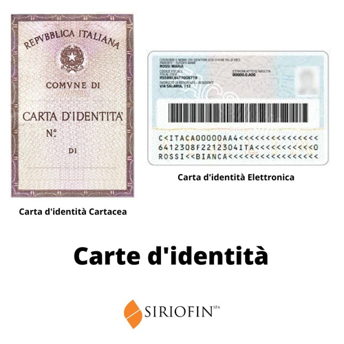 AVVISO: Scadenza validità Carte d'Identità cartacee